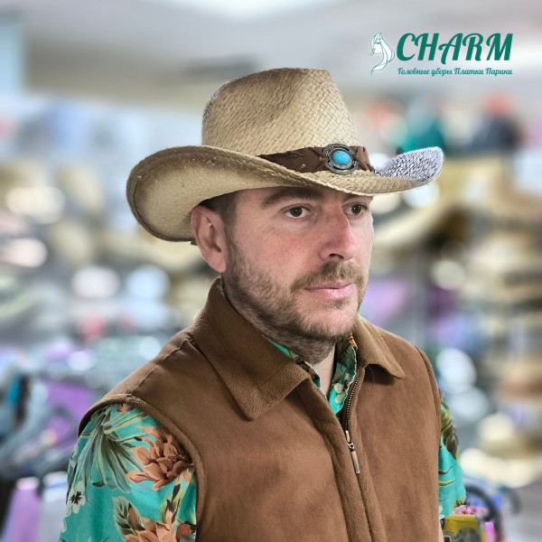 Шляпа мужская летняя соломенная Г-9