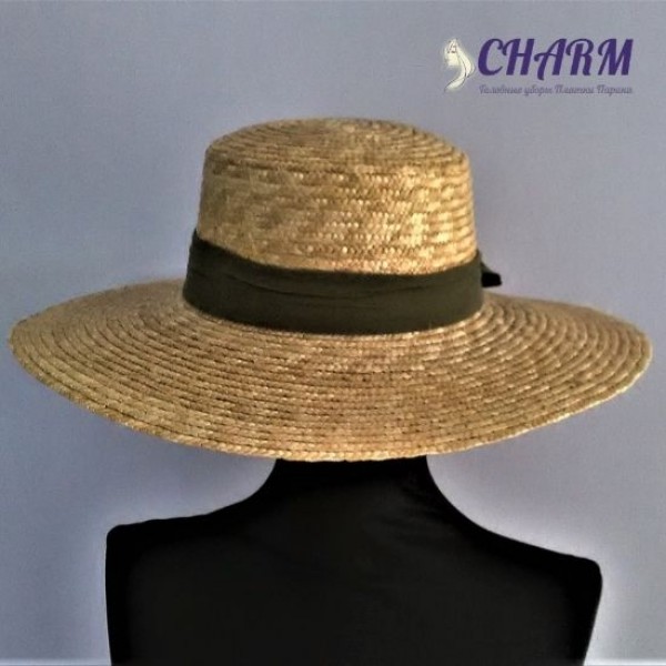 Шляпа женская летняя соломенная Г-24