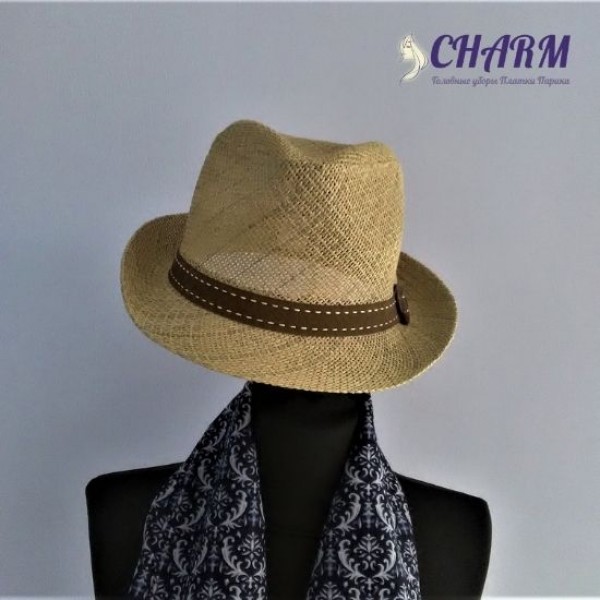 Шляпа мужская летняя соломенная Г-7