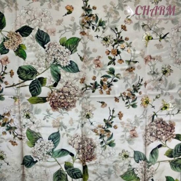 Павловопосадский платок10124-2 шёлковый