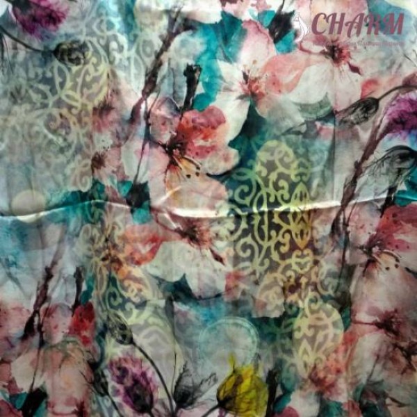 Павловопосадский платок 10199-12 шёлковый